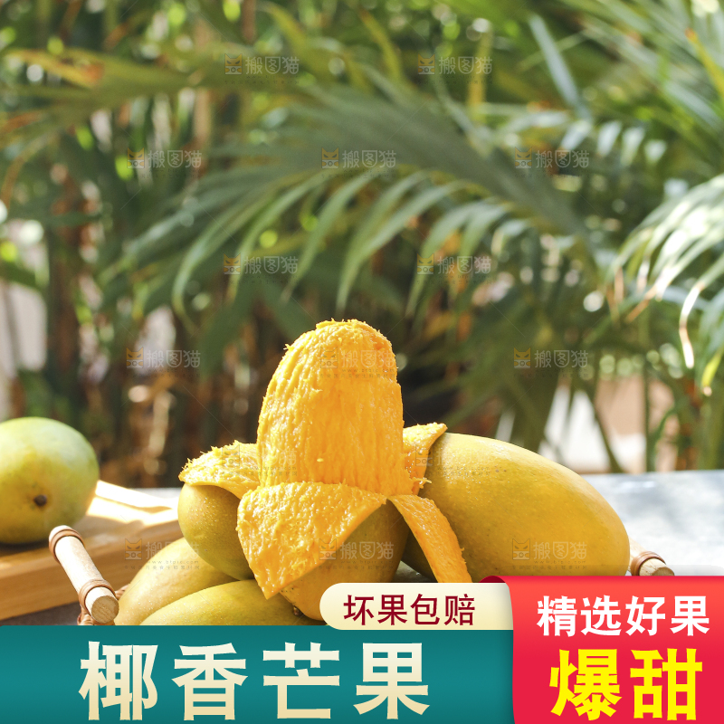 深底上的椰香芒