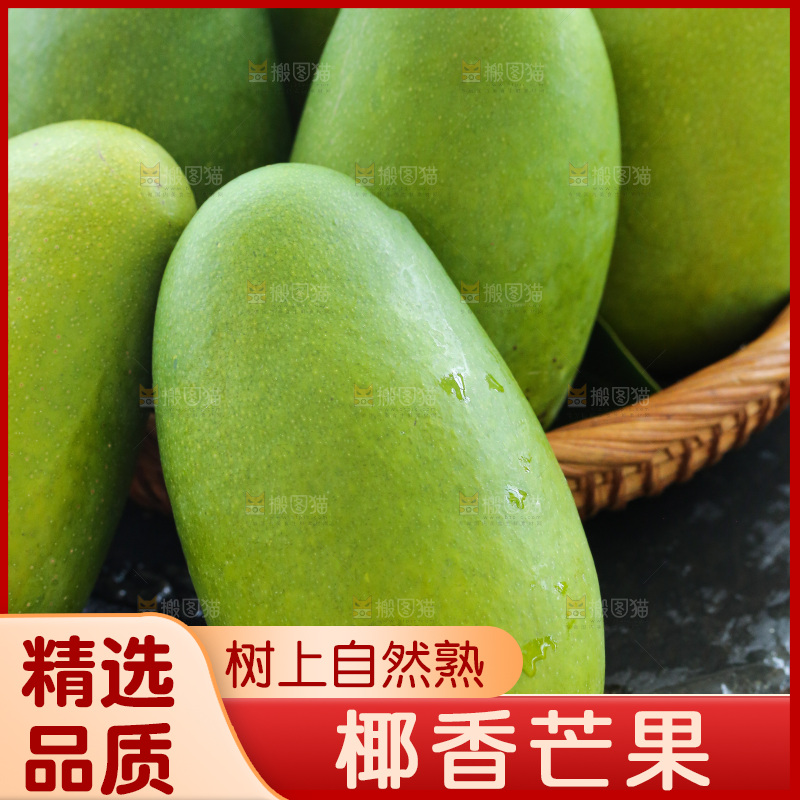 深底上的椰香芒