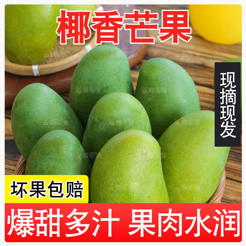 深底上的椰香芒