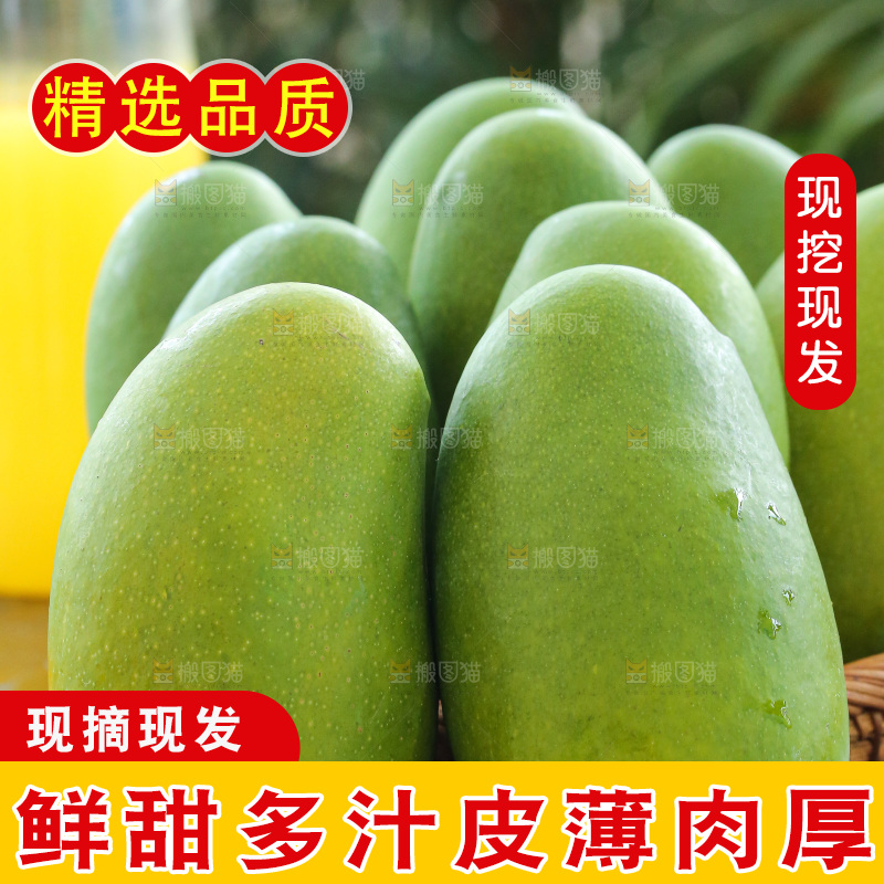 深底上的椰香芒