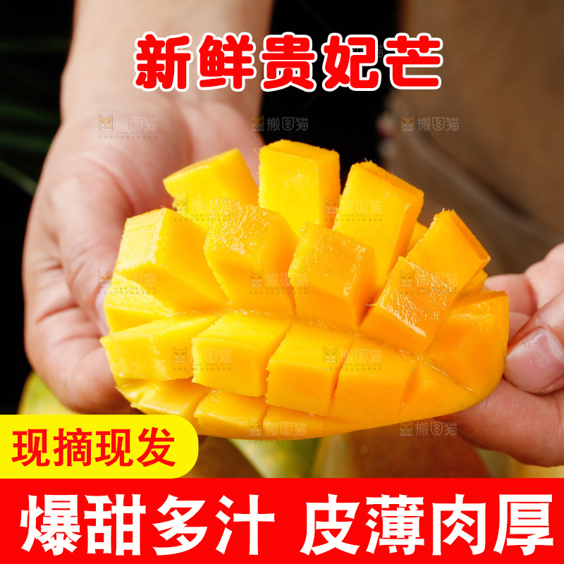 深底上的贵妃芒