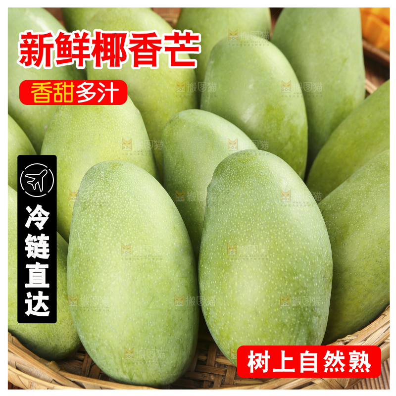 深底上的椰香芒