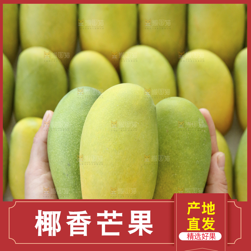 深底上的椰香芒