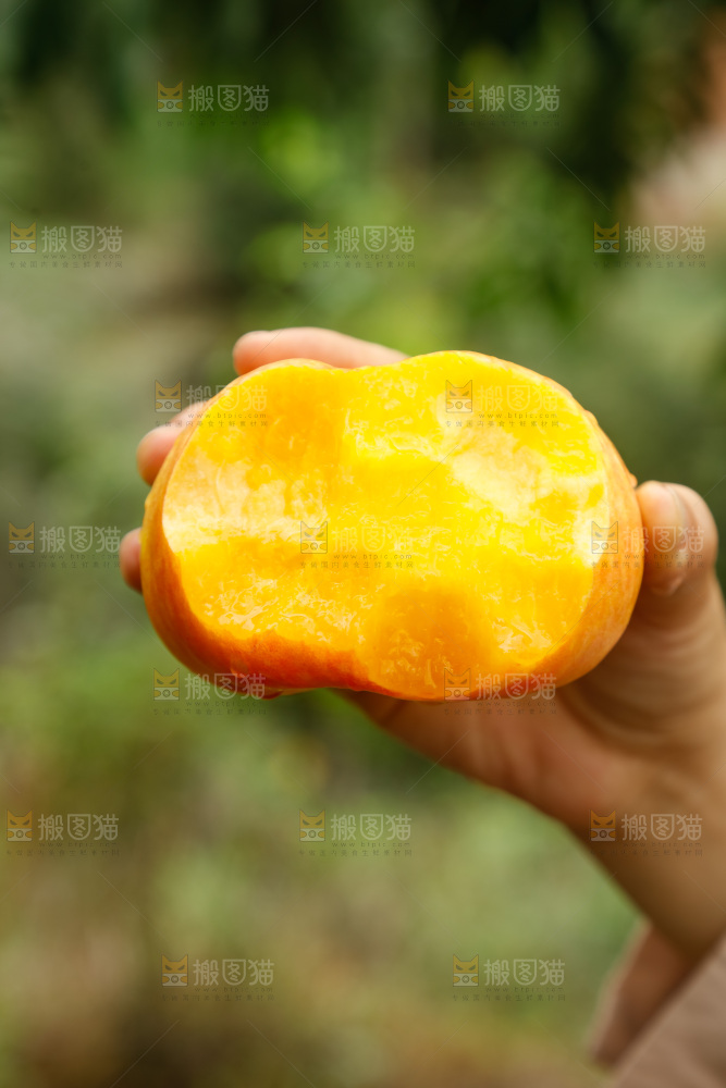 深底上的黄油蟠桃