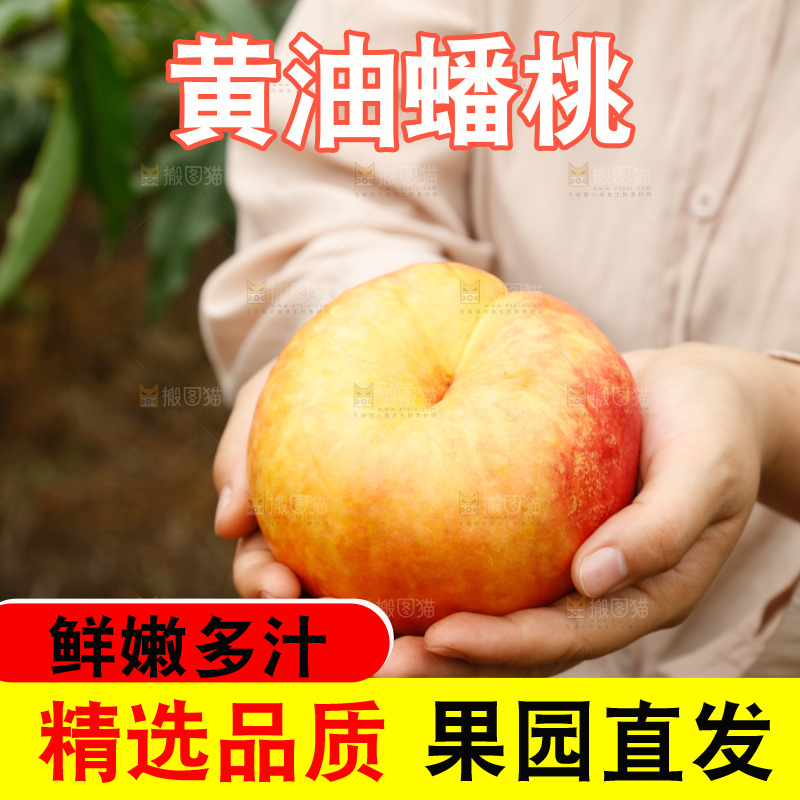 手里拿着黄油蟠桃