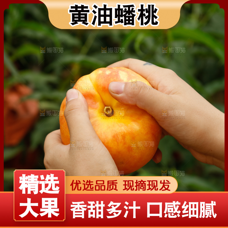 手里拿着黄油蟠桃