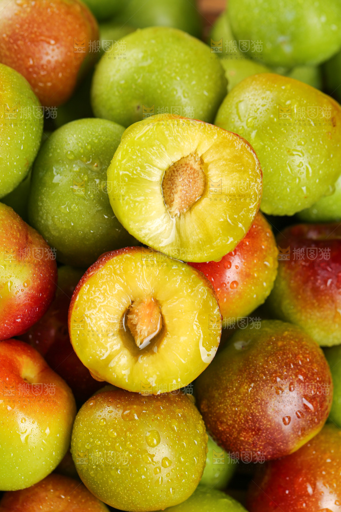 深底上的半边红脱骨李