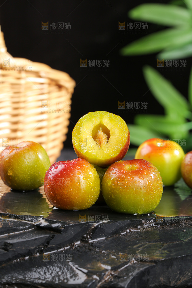 深底上的半边红脱骨李