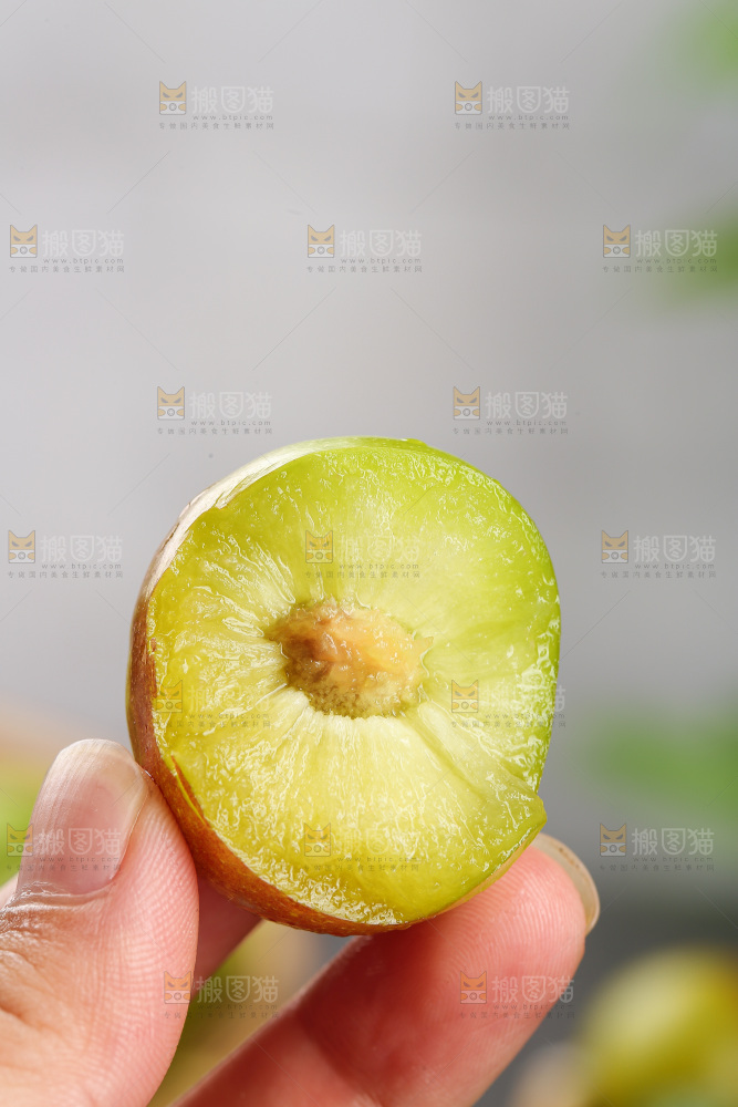深底上的半边红脱骨李