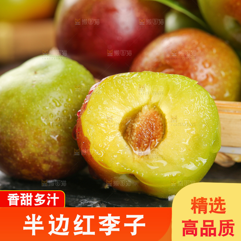半边红脱骨李主图