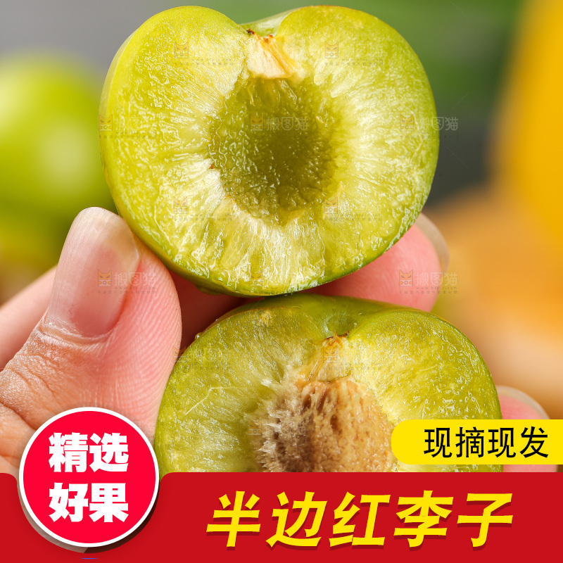 深底上的半边红脱骨李