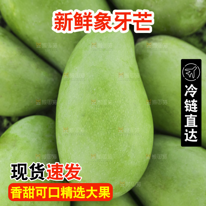 木底上的象牙芒