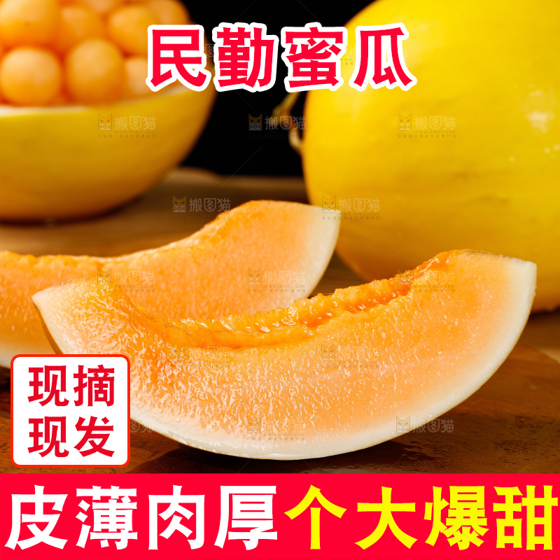 木底上的民勤蜜瓜