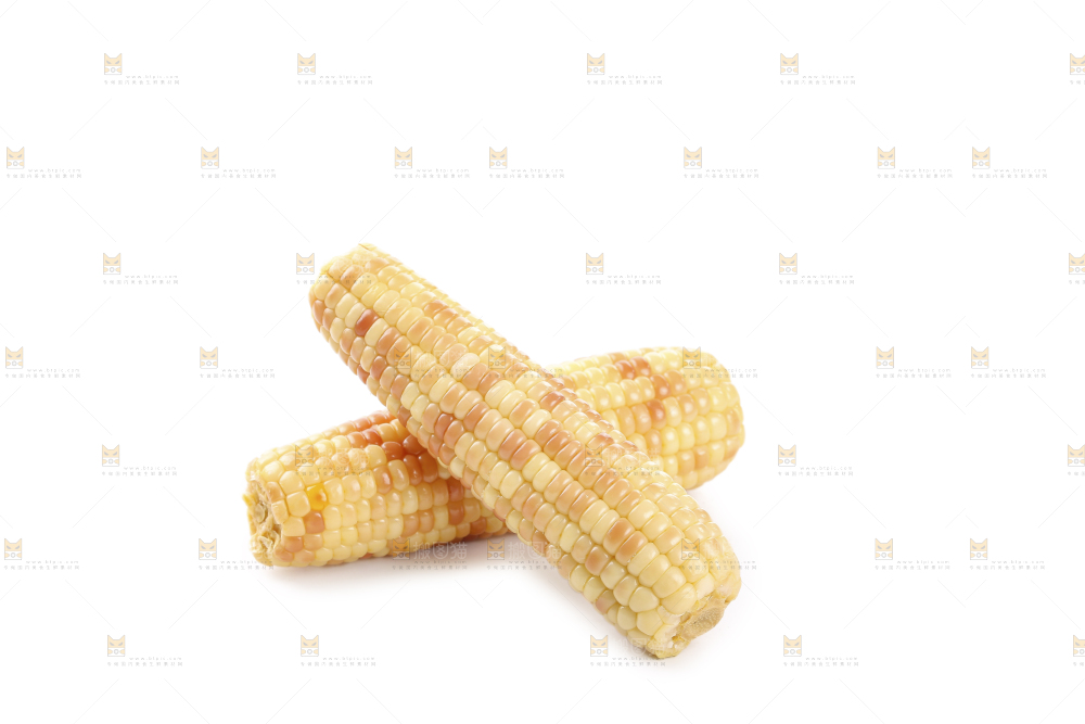 白底上的花糯玉米