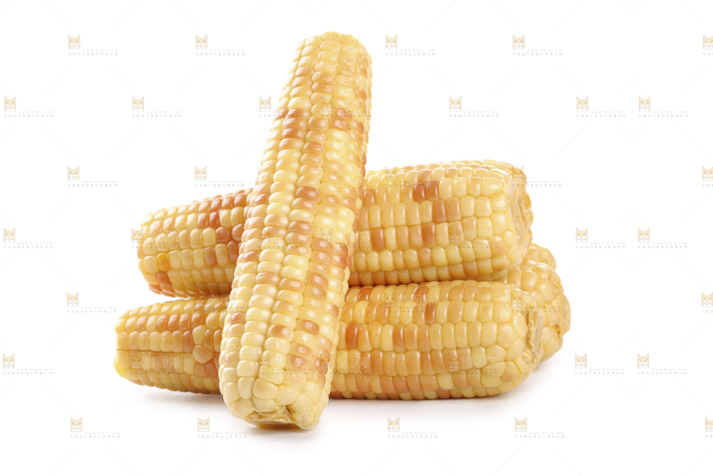 白底上的花糯玉米