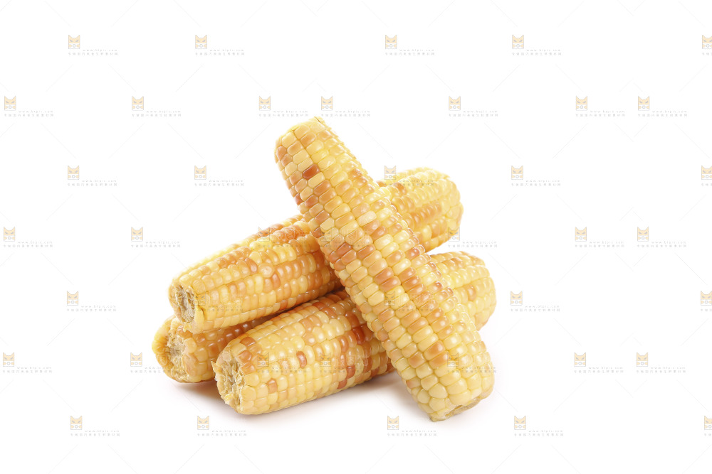 白底上的花糯玉米