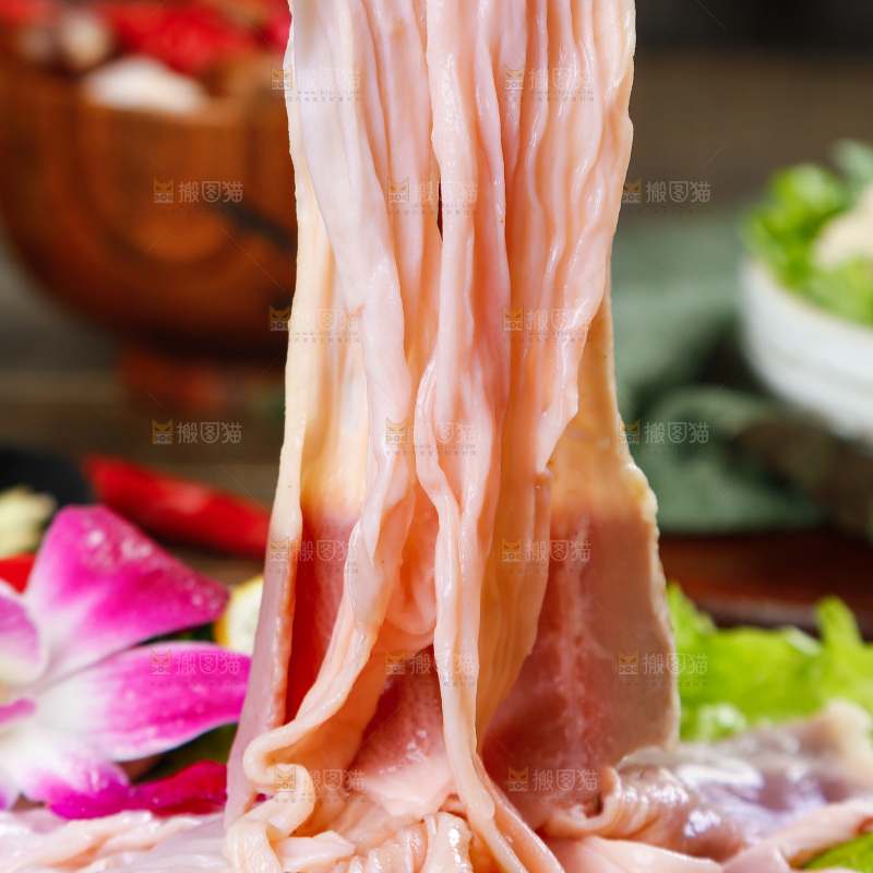 深底上的鸭食管