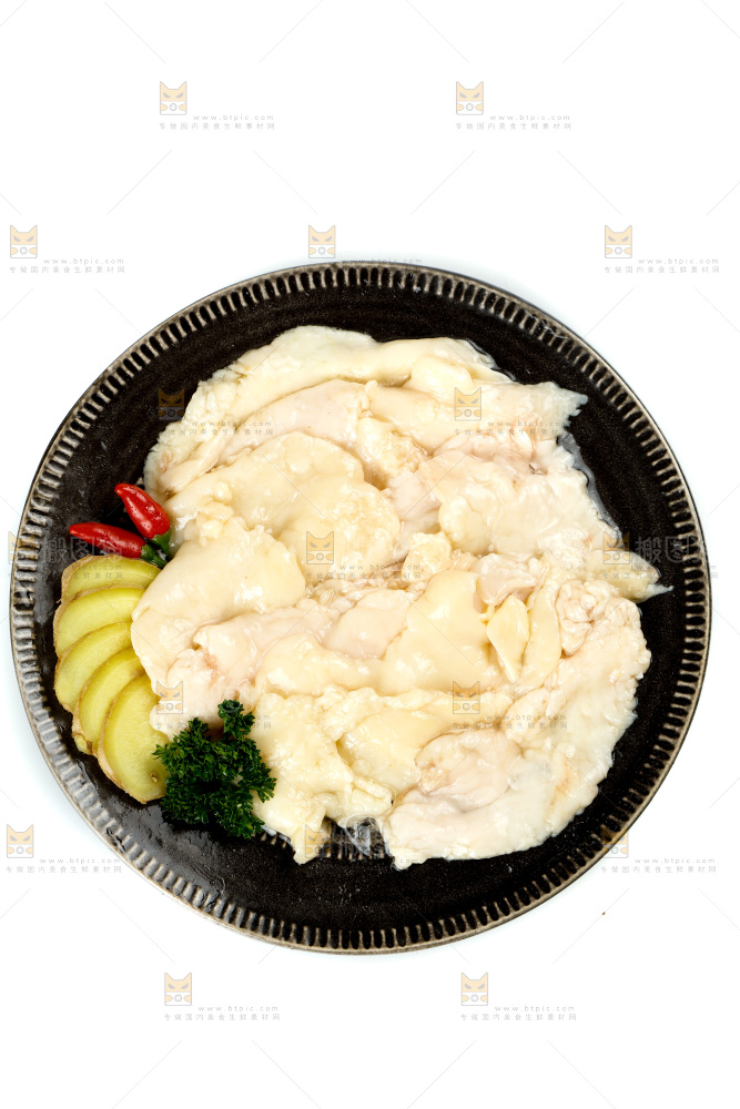 深底上的鸡油