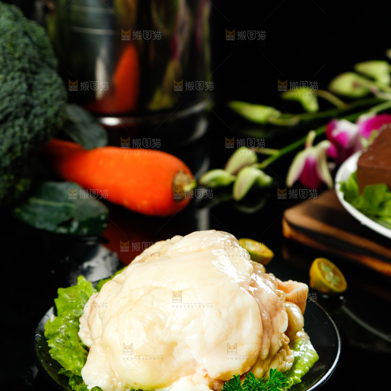深底上的鸡油