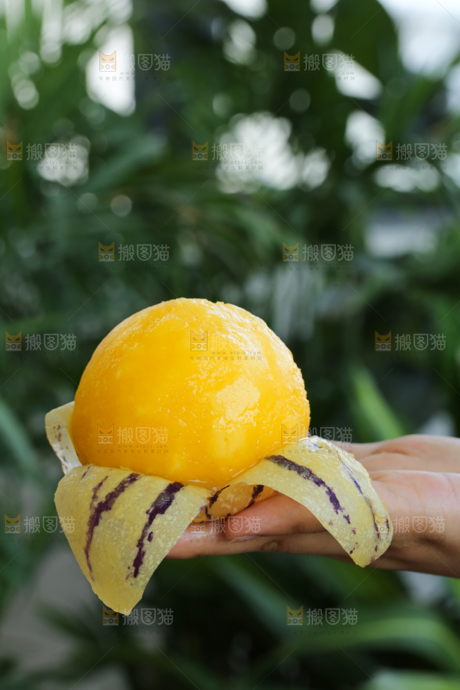 手里拿着石林人参果