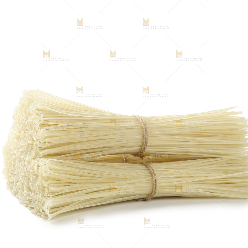 白底上的干米粉
