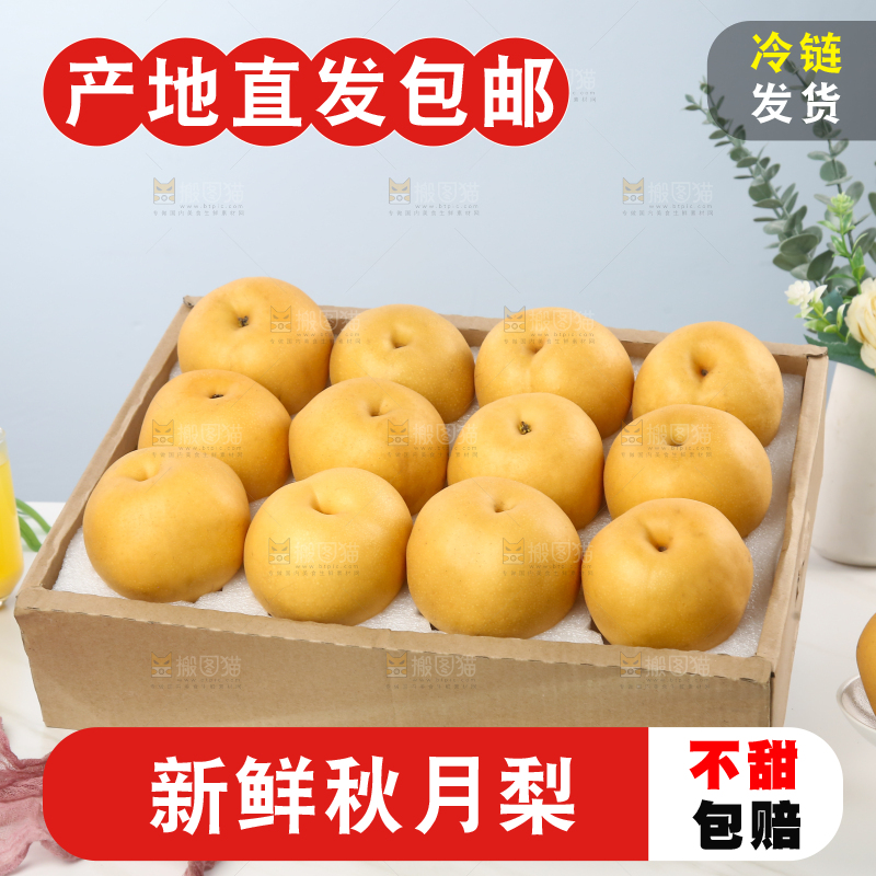 浅底上的一盒秋月梨