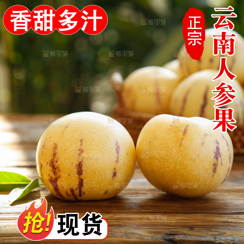 手里拿着石林人参果