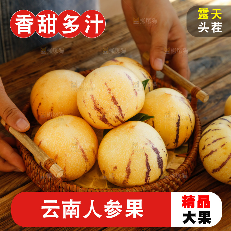 手里拿着石林人参果