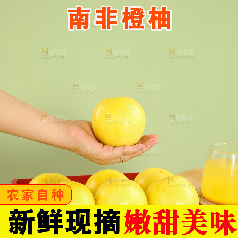 浅底上的南非橙柚