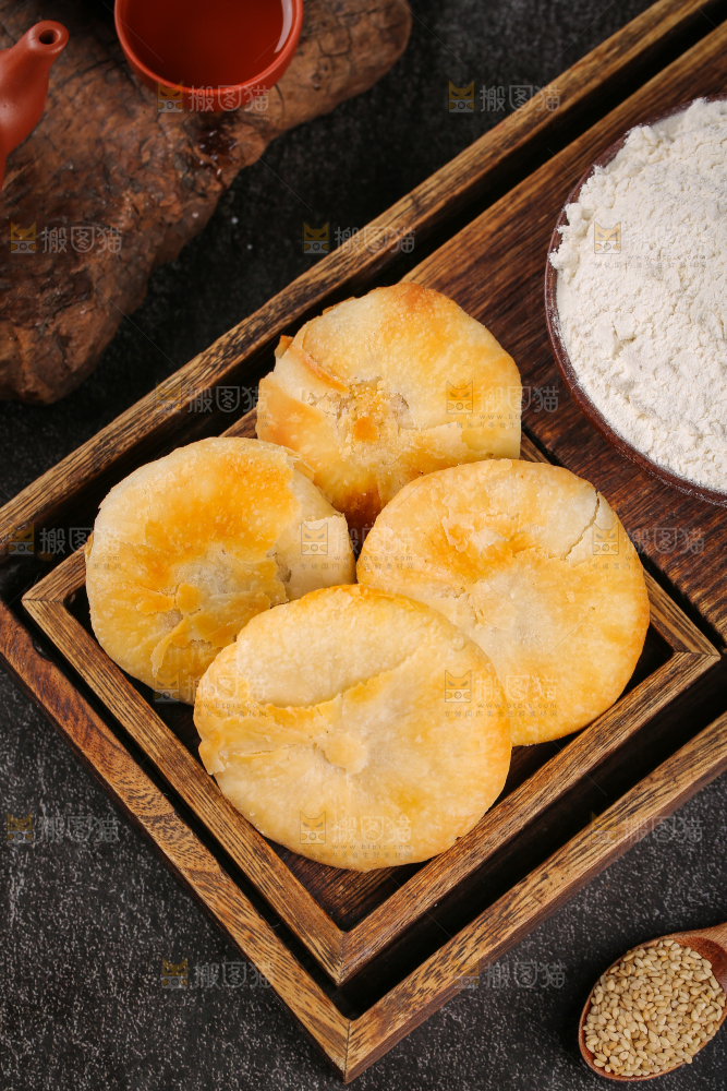 深底上的苏氏月饼