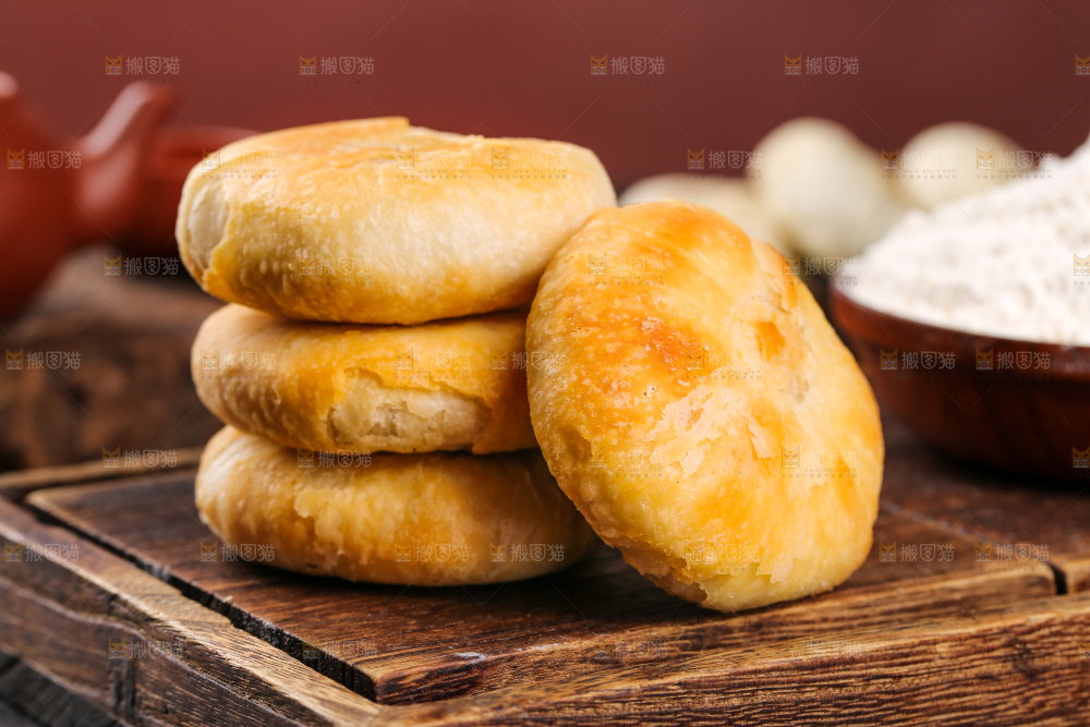 深底上的苏氏月饼