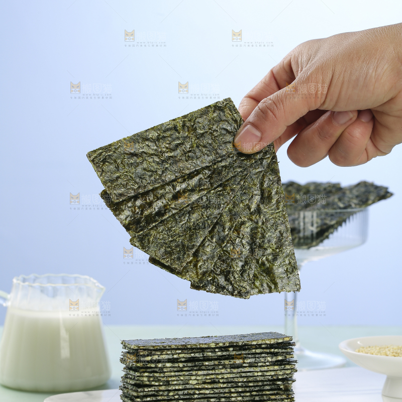 浅底上的夹心海苔