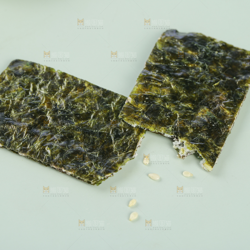 浅底上的夹心海苔