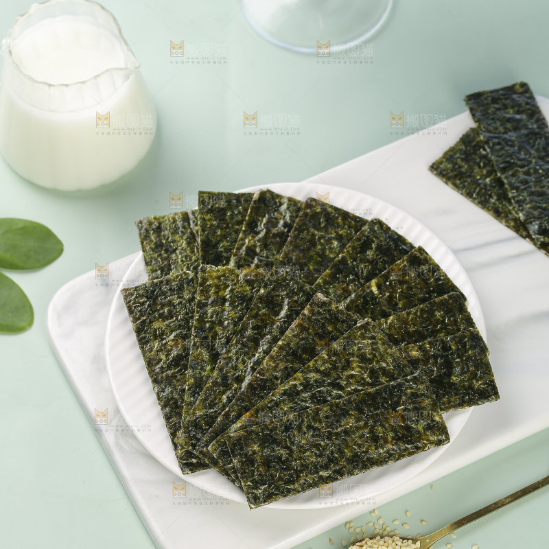 浅底上的夹心海苔