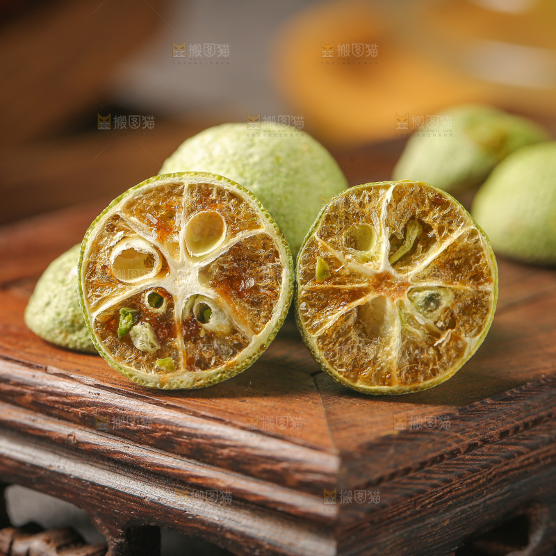 深底上的冻干小青桔
