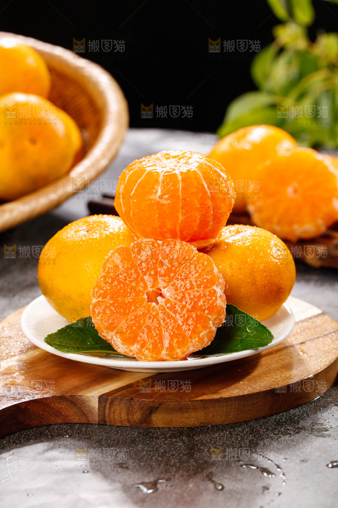 深底上的宜昌蜜桔