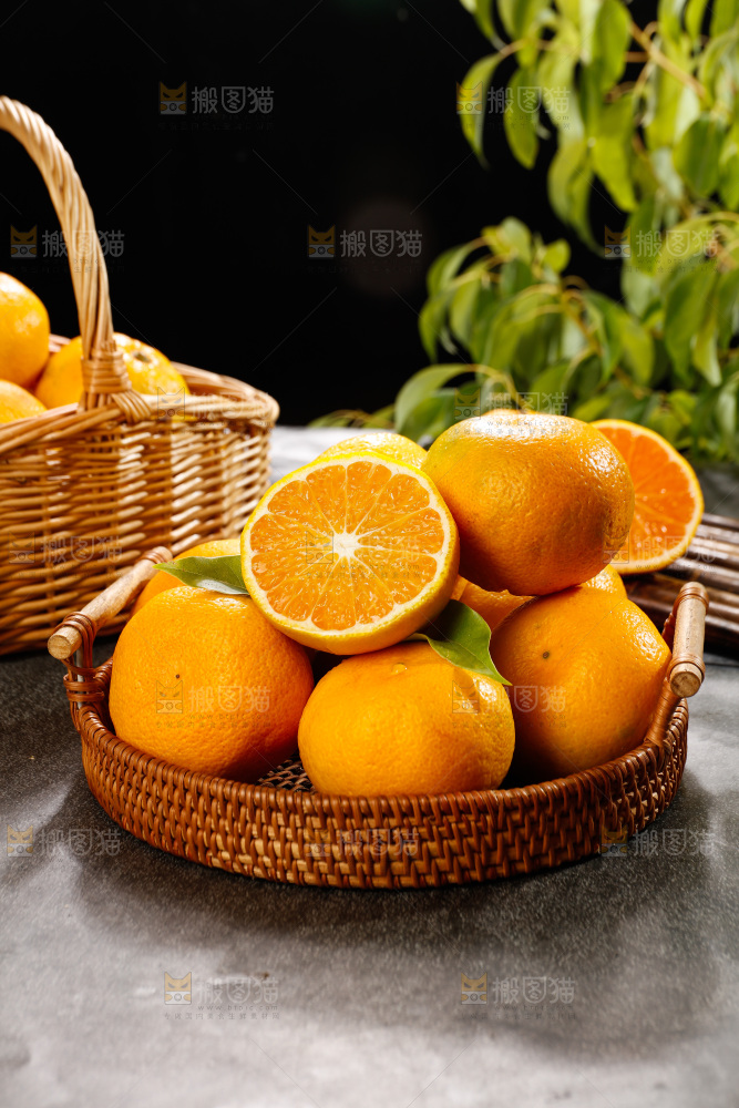 深底上的宜昌蜜桔