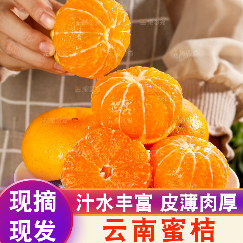 深底上的宜昌蜜桔