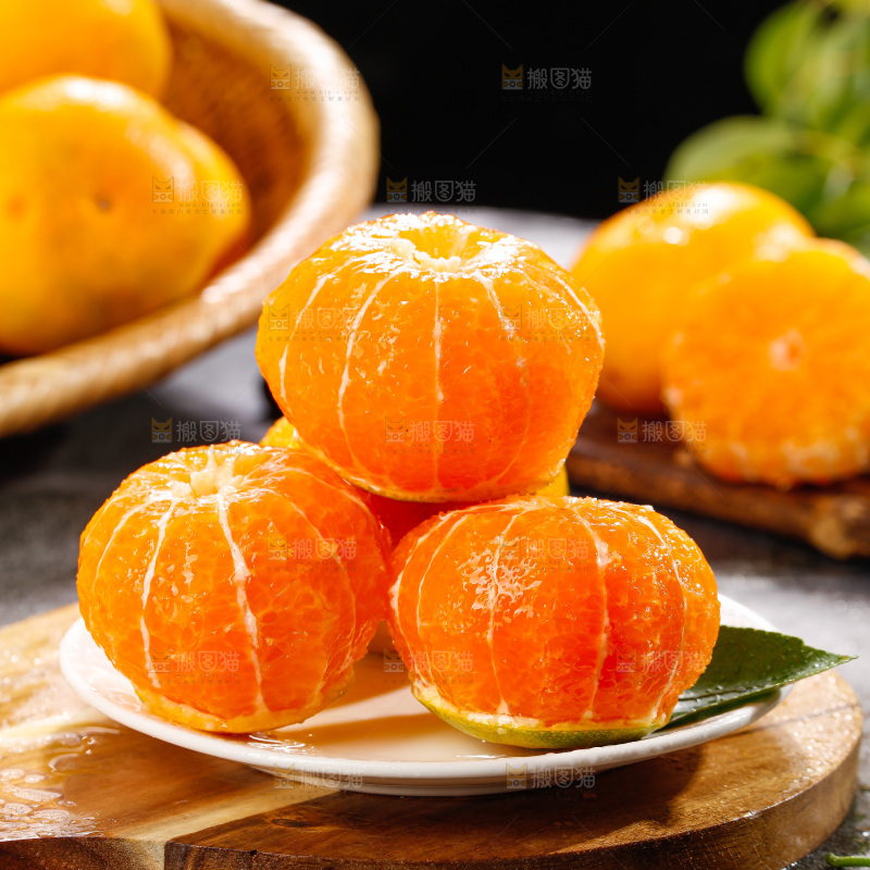 深底上的宜昌蜜桔
