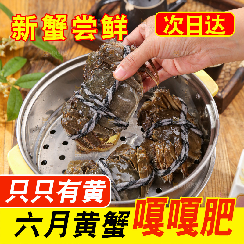 深底上的大闸蟹