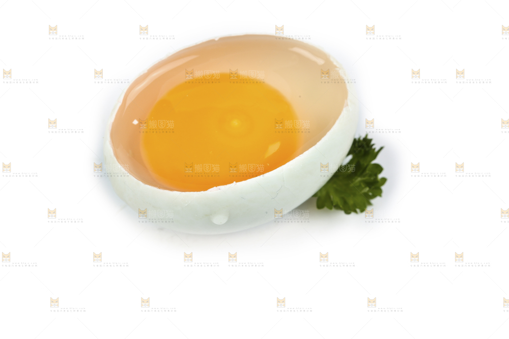 白底上的鸭蛋
