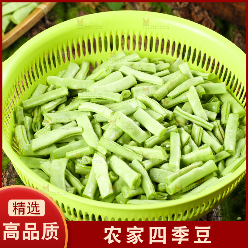 木底上的四季豆