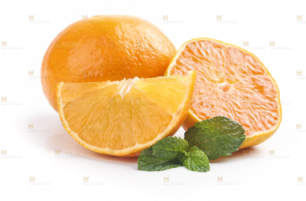 白底上的爱媛果冻橙