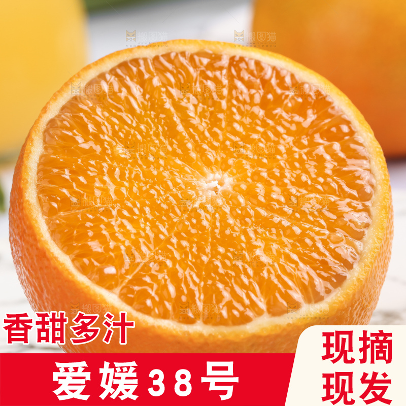浅底上的爱媛果冻橙