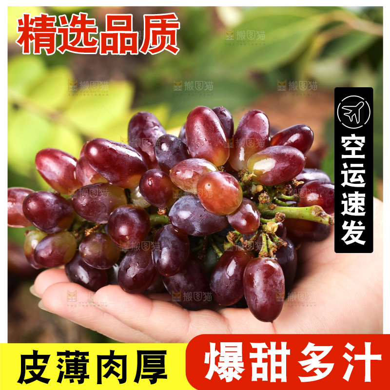 木底上的茉莉香葡萄