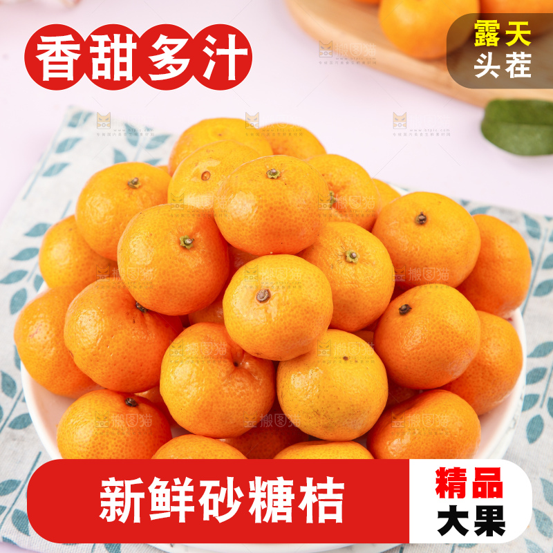 浅底上的沙糖桔