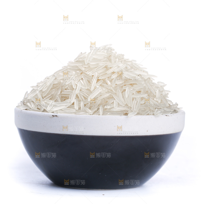 白底上的猫牙米