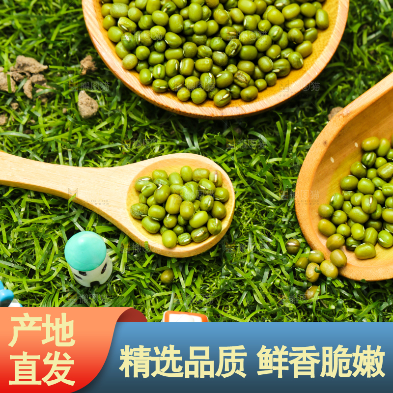 草地上的绿豆