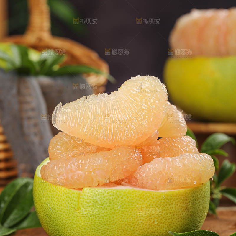 深底上的文旦柚