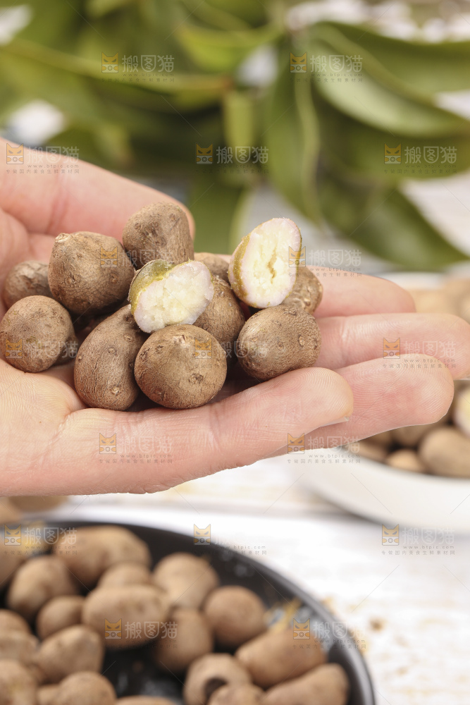 木底上的山药豆
